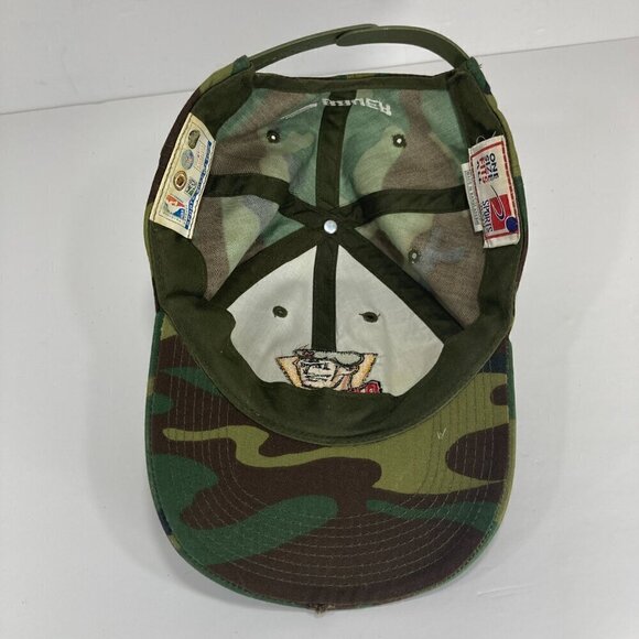 Vintage Sports Specialities North Bay Battalion Camo Hockey Snapback Hat Cap - Picture 9 of 15